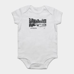 Louisiana USA Baby Bodysuit
